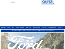 Tablet Screenshot of kienzl.at